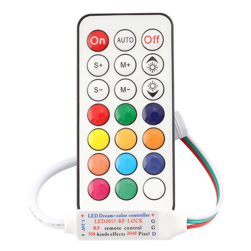 12В WS2812B RGB Светодиодная лента управления Лер пульт дистанционного магический дом