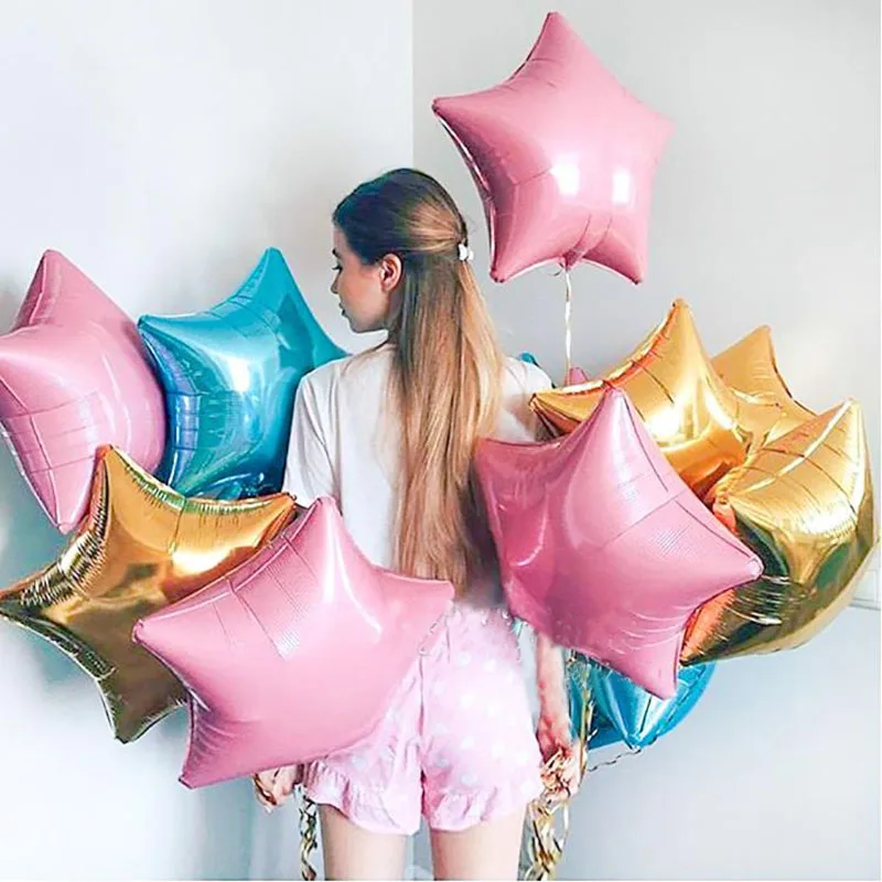 Фольга в виде звезды для влюбленных 18 дюймов | Дом и сад