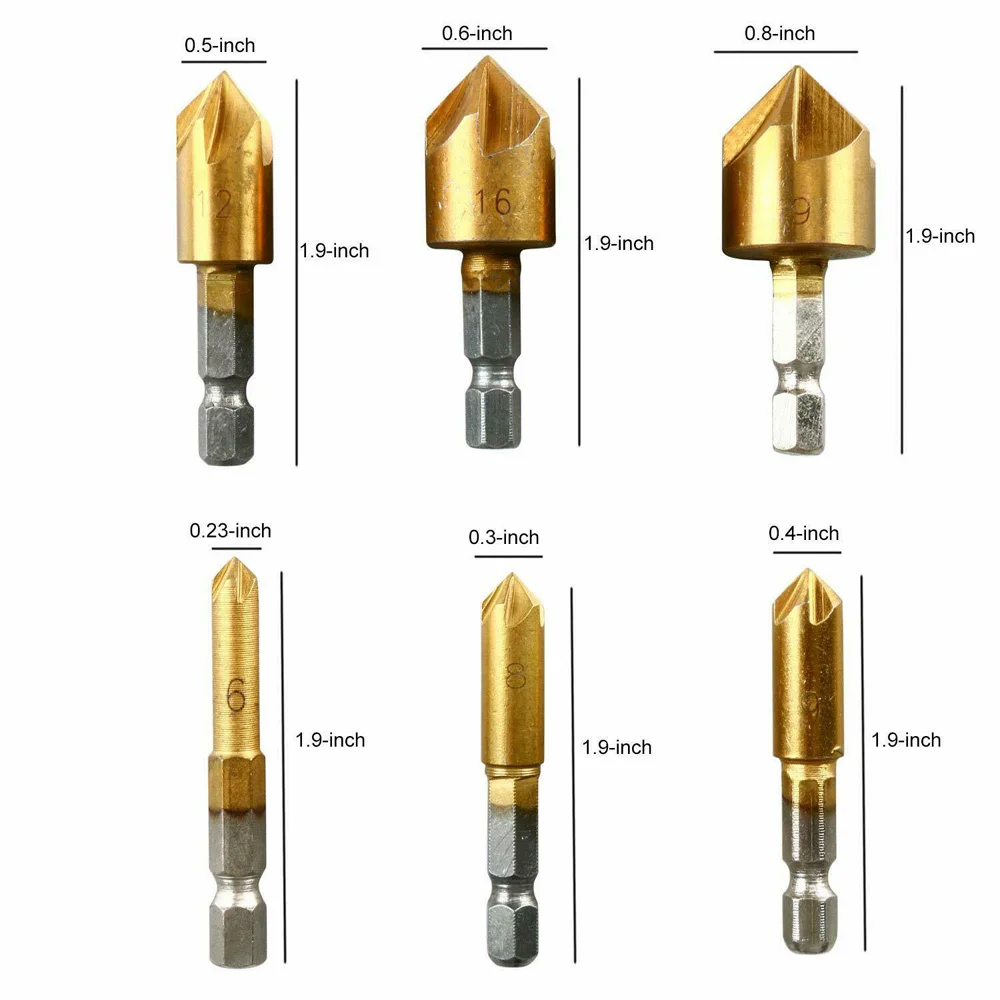 

23pcs/set Wood Plug Cutter Tool Drill Bits Woodworking Chamfer Drilling Tool Kit