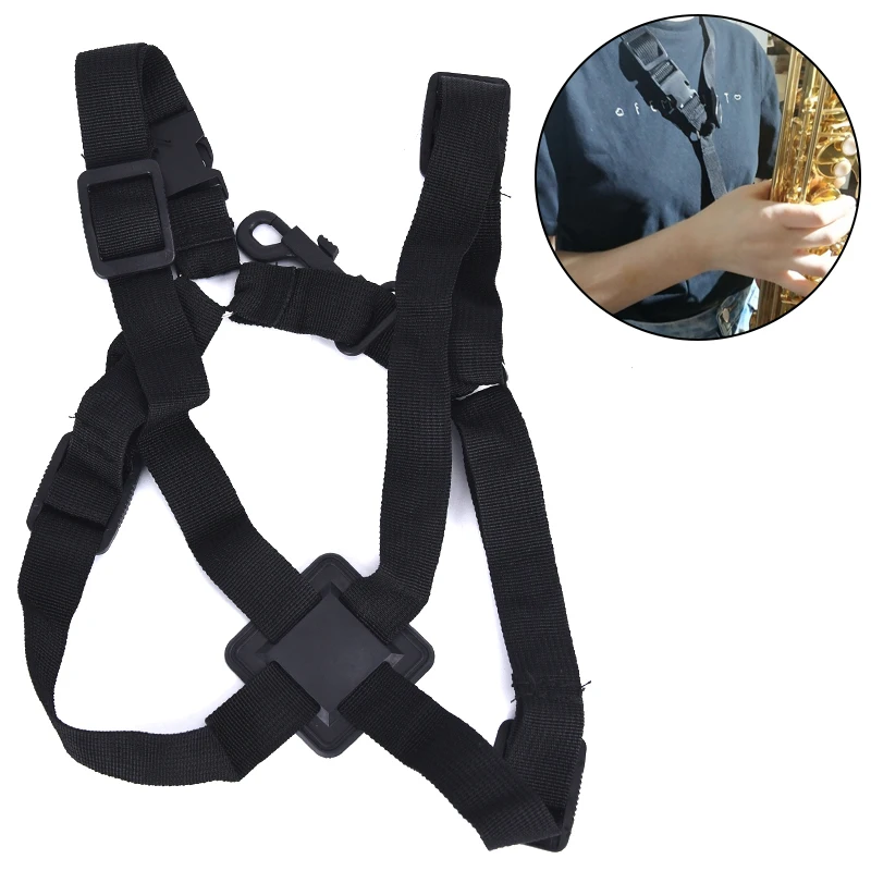 Регулируемый саксофон Саксофон наплечный нейлоновый ремень для
