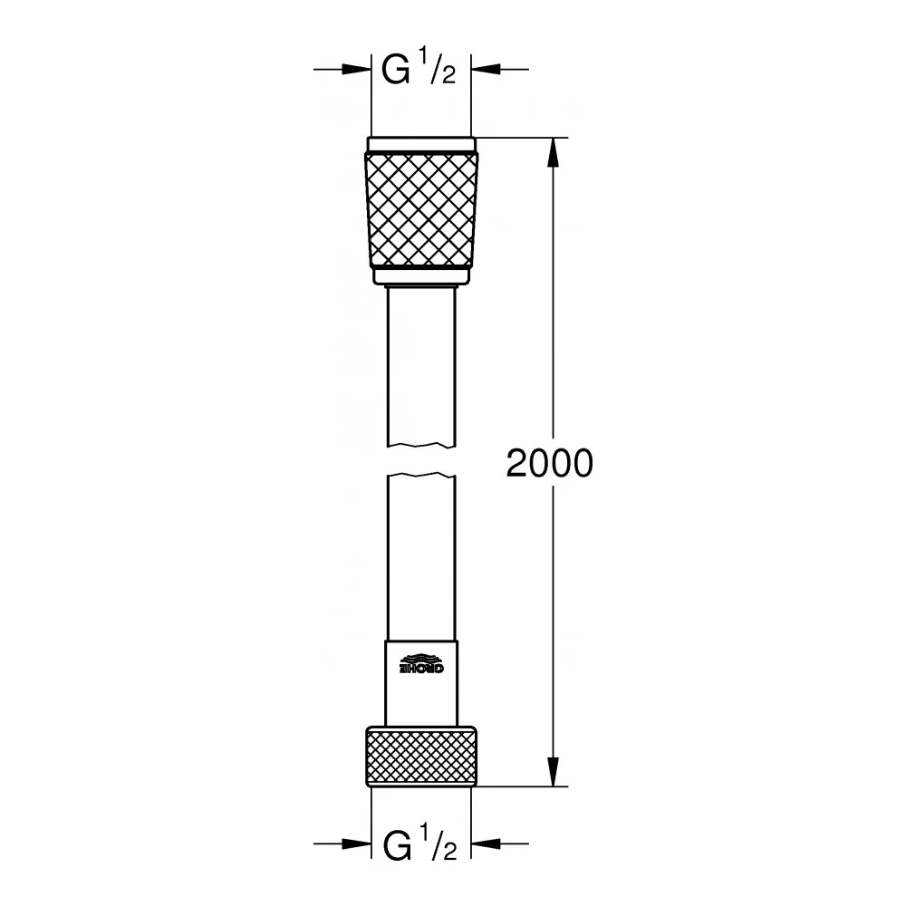 Grohe Relexaflex 200 cm shower challenge smooth 28413001 For bathroom Head Faucet Replacement Parts Fixture Home Improvement |