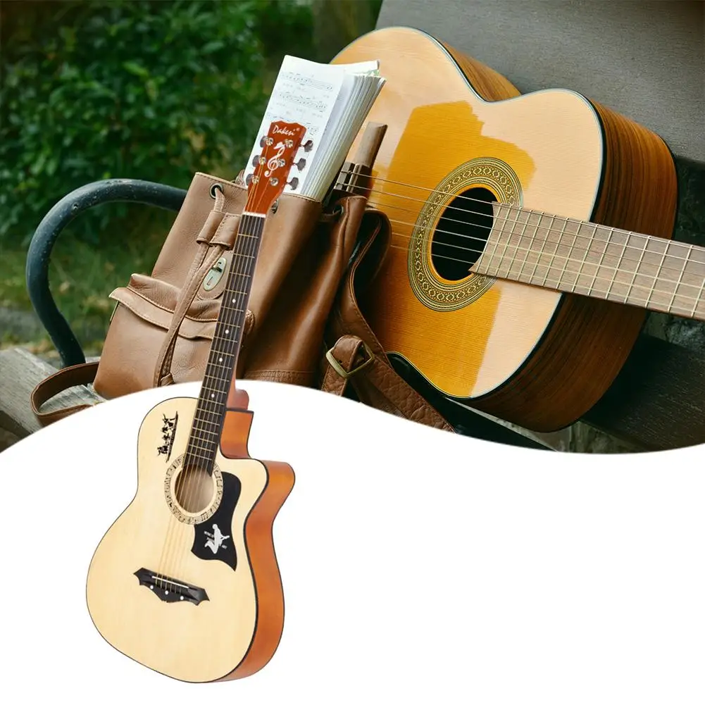 

DK-38C Basswood Guitar Set Carry Bag Strap Picks Tuner Pickguard Strings with Carry Bag Strap Strings