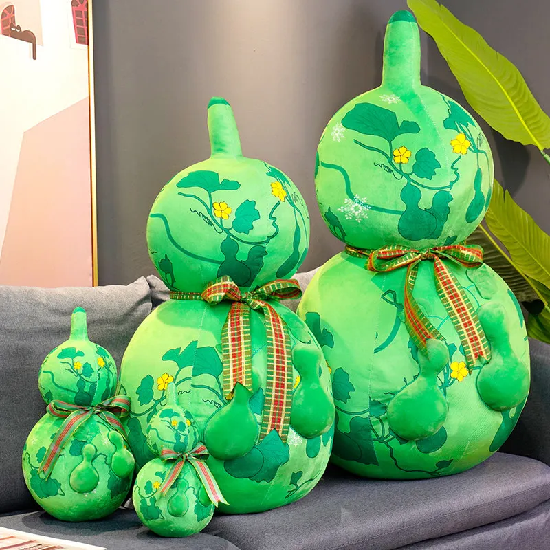 

Creative Giant Green Gourd Simulation Doll Soft Cotton Stuffed Plush Toy Interesting Home Decoration Products