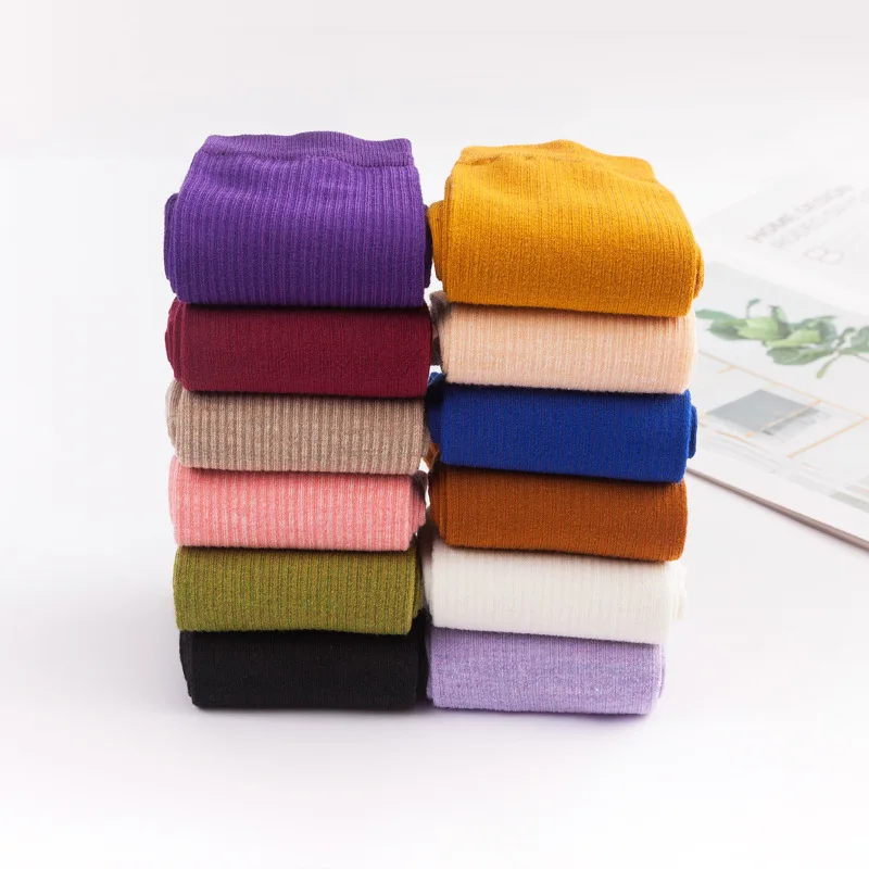 1 пара новых зимних плотных теплых шерстяных махровых носков для девочек