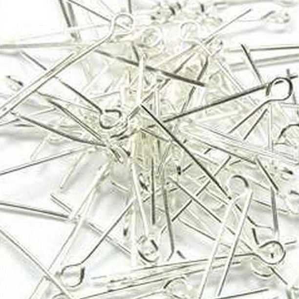 

Lot 250-in-1 round head nails 25 mm silver