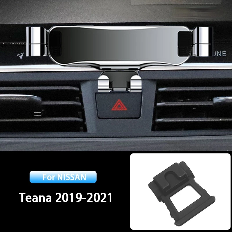 

Car Mobile Phone Holder Air Vent Stand GPS Gravity Navigation Bracket For Nissan Teana J34 2019 2020 2021 Car Accessories