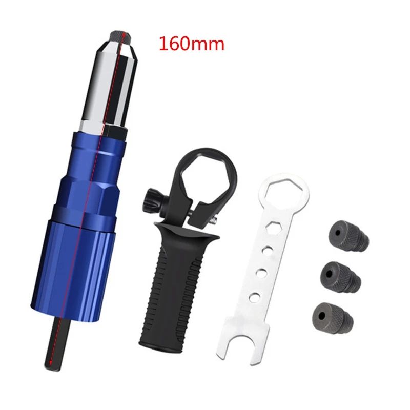 

Electric Riveting Drill Adapter Cordless Insert Nut Pull Rivetter Tool Kit