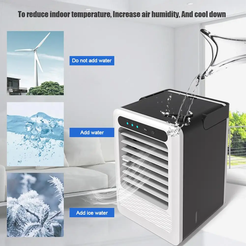 Новый портативный автомобильный вентилятор охлаждения воздуха бесшумный