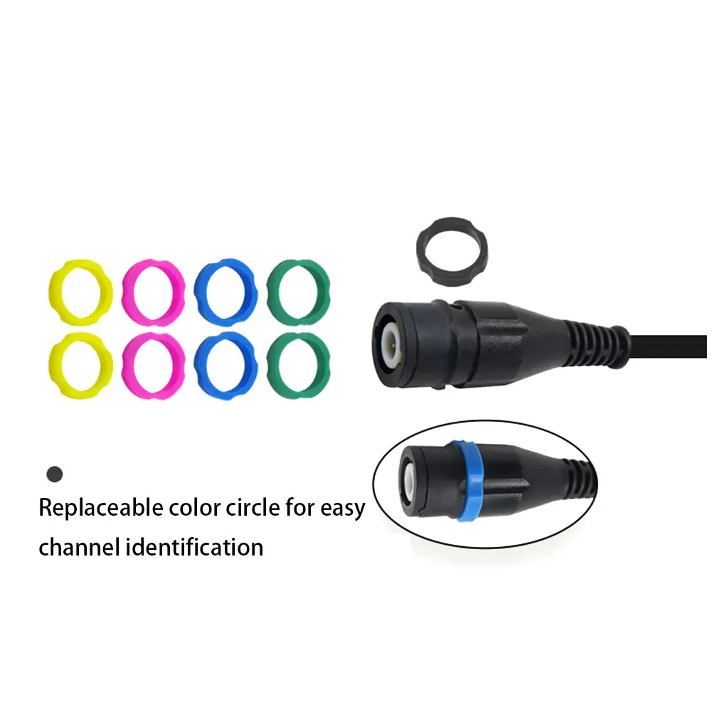 

RG58 Coaxial Cable P1202 BNC Male Plug to BNC Male Plug Coaxial Cable Oscilloscope Testing Lead 100cm for Oscilloscope TV Audio