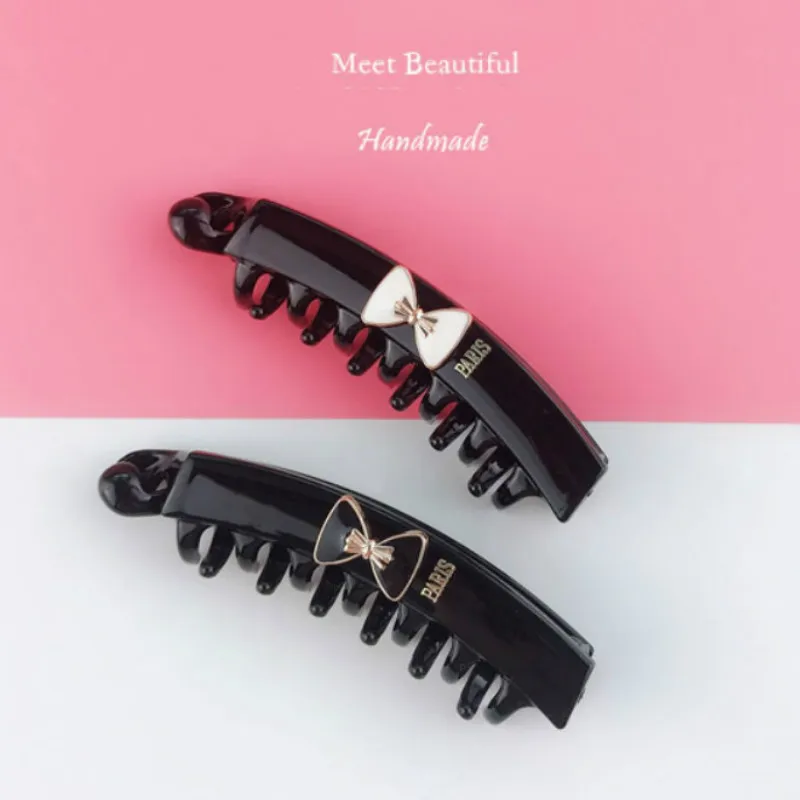 

2pc elegant bow Korean Hair Claw Clips Hair Barrette Hairpin Crab for girls Women Hair Accessories washface Headwear Ornament