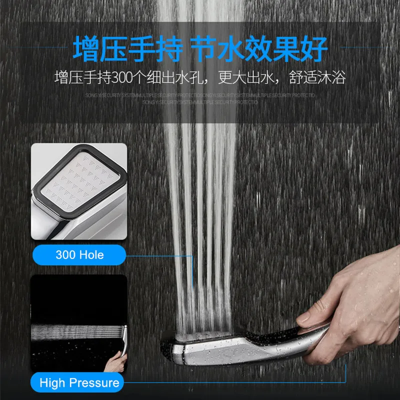 Насадка для душа высокого давления 300 отверстий Водосбережение тропический