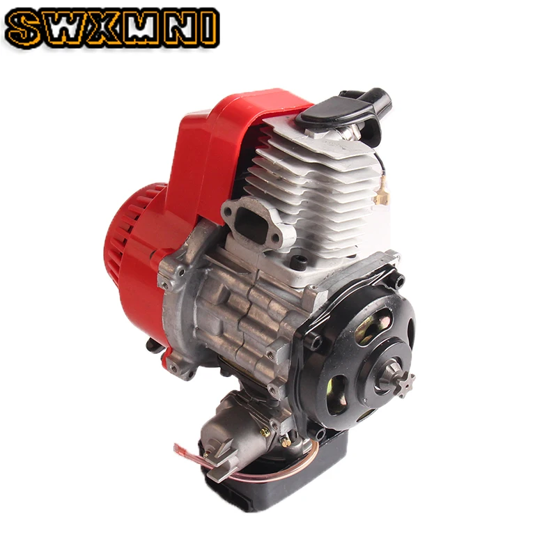 Мотоцикл 47cc 49cc 2 нажимом запуска двигателя для х тактный мини карманный велосипед