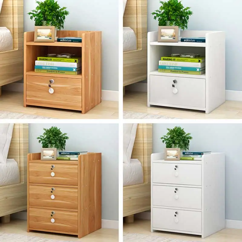 Прикроватный шкаф простая современная рама для хранения прикроватный маленький