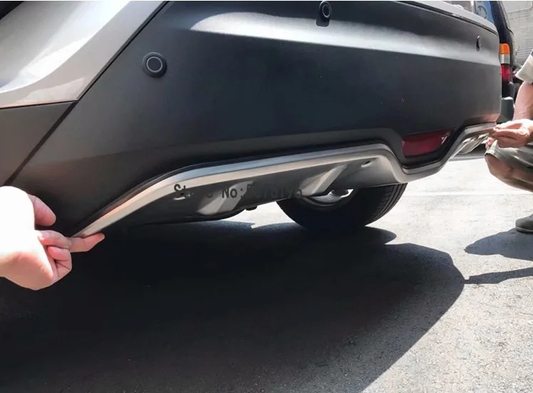 Для Toyota C-HR CHR защита переднего и заднего бампера Защитная крышка из нержавеющей стали 2 шт. аксессуары для стайлинга автомобилей