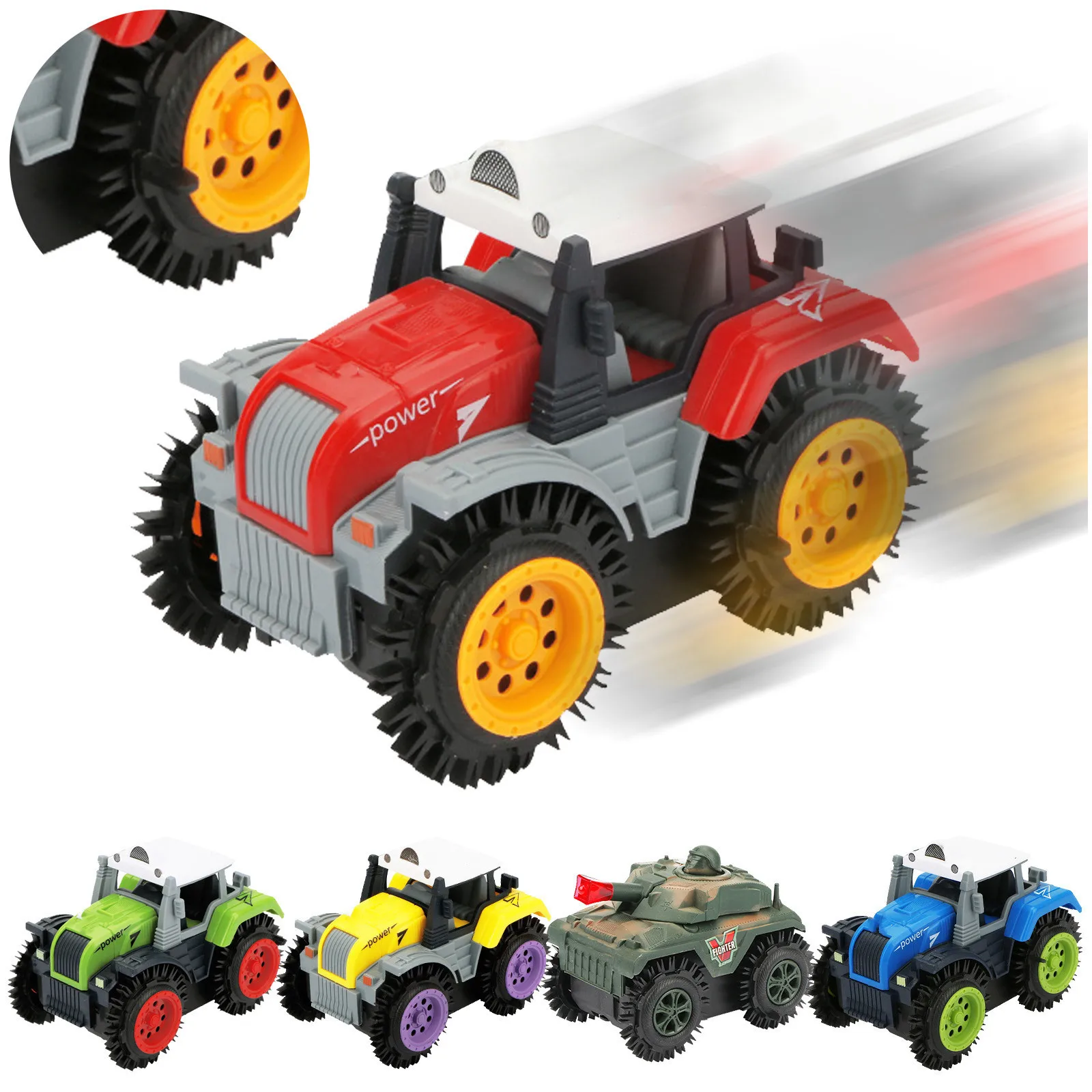 

Электрический трюковый автомобиль, детский мультяшный переворачивающийся игрушечный автомобиль, 4-колесный привод, электрический трюковы...