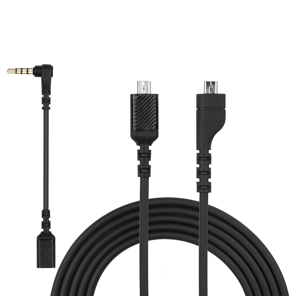 

OFC Aux Replacement GameDac Detachable Cable Cord for SteelSeries Arctis 3 5 7 9X Pro + Plus Game Headphones Gaming Headsets