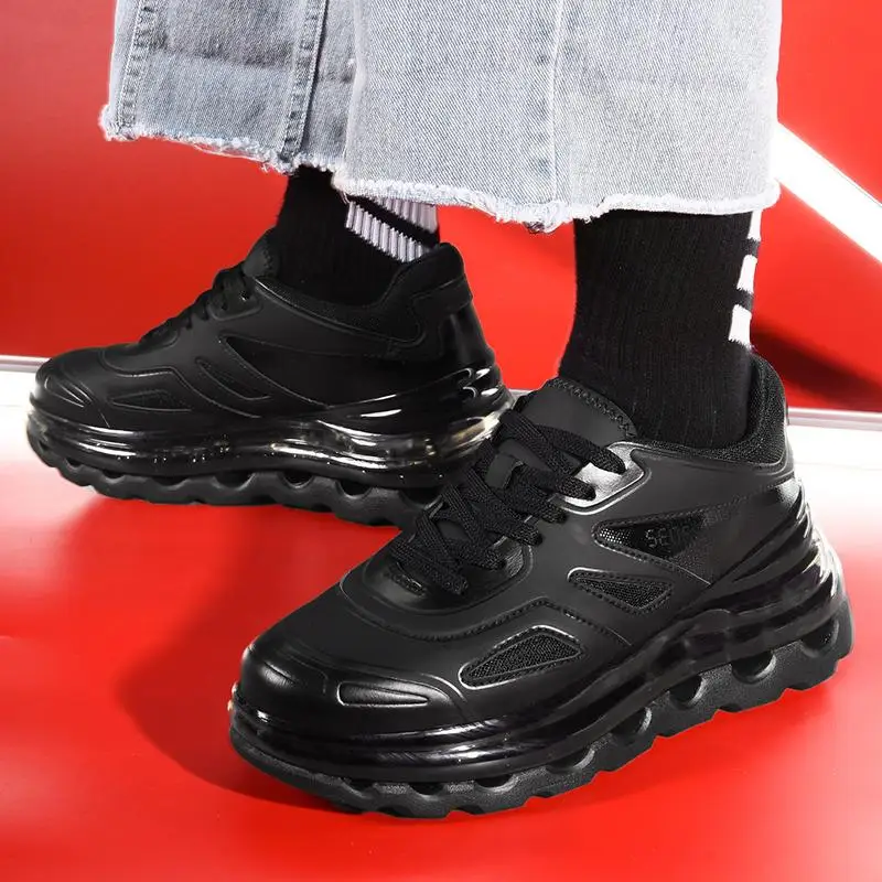 

Explosive Men's Sports Running Shoes Full Palm Air Cushion Tide Shoes Increased Wear-resistant Sports Shoes Cushioning Sneakers