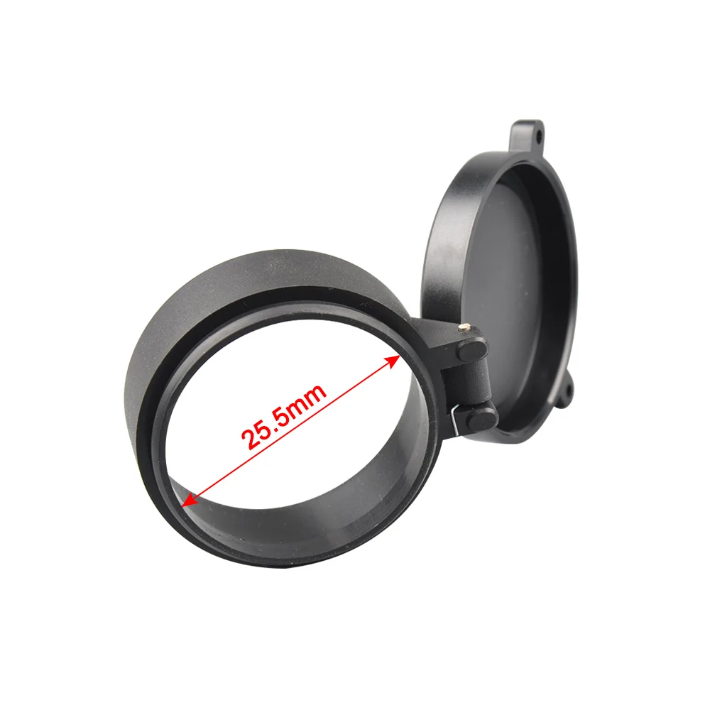 

25.5/30/34/38/42/46/50/53/57/64/69mm Rifle Scope Lens Cover Flip Up Quick Spring Protection Cap Objective Lid for Airsoft Gun