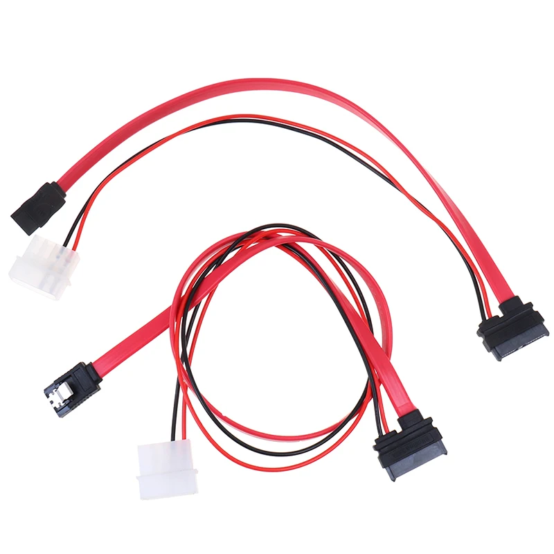 7 + 6 Pin Slimline SATA кабель для тонкого Ноутбука DVD CD RW привод адаптера питания ноутбук