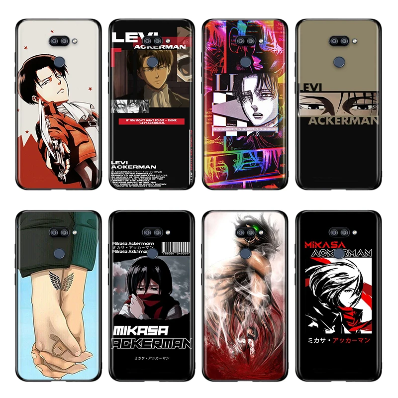 

Attack on Titan animation Phone Case For LG K51S K41S K30 K20 2019 Q60 V60 V50 S V40 V30 K92 K42 K22 K71 K61 G8S G8 X ThinQ TPU