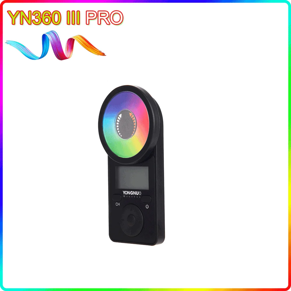 Yongnuo YN360 III Pro Handheld 3200K-5600K RGB Colorful Ice Stick LED Video Light Touch Adjusting Controlled by Phone App | Электроника