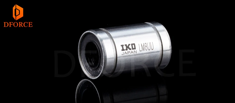 DFORCE подлинный IKO LM8UU длинный стержень вал 8X15X24 мм 3d принтер линейный подшипник для Reprap Anet A8 Prusa I3 3d принтер