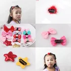 10 шт., маленькие заколки для волос с изящным блеском, блестящая заколка для волос со звездами для новорожденных, заколка для волос с блестками для маленьких девочек