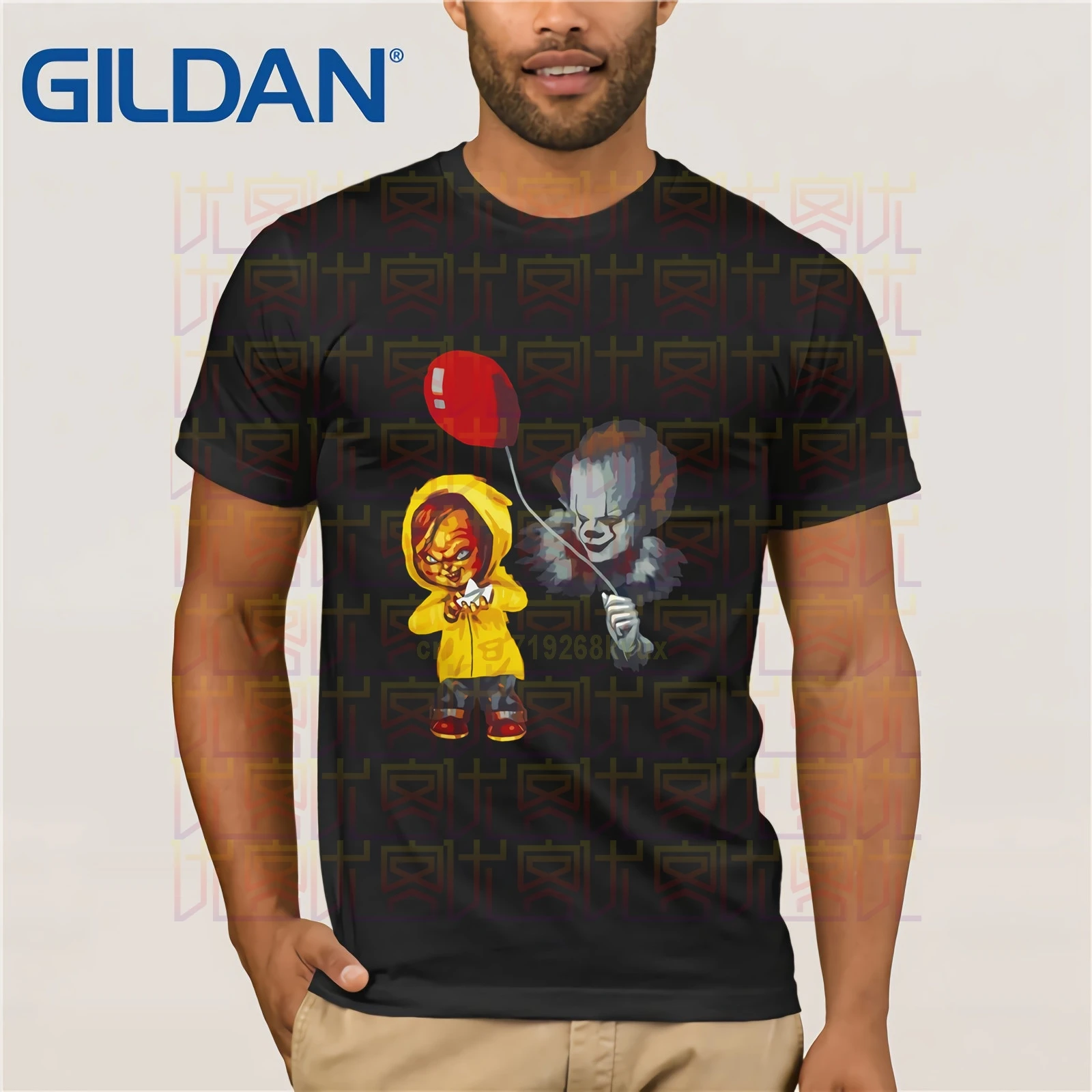 Мужская летняя футболка с коротким рукавом It Pennywise georggie Чаки Stephen King 2019|Мужские
