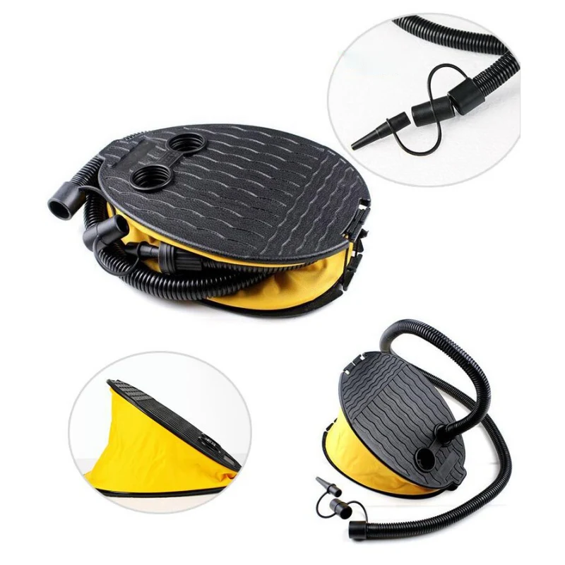 Outdoor Inflatable Bed Boat Toy Swimming Floating Foot Pump Inflator For Pad Camping Mat Mattress Accessories | Спорт и развлечения