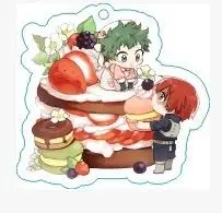 Мой герой academic фигурка игрушка акриловый брелок мидория изуку Bakugou катсуки Todoroki Shoto симпатичный брелок для мальчиков - Цвет: C6