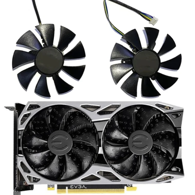 

NEW 85mm 4PIN GA92S2U 12V GPU fan，For EVGA GeForce GTX1660 Ultra GeForce GTX 1660 SUPER SC ULTRA GAMING cooling fan