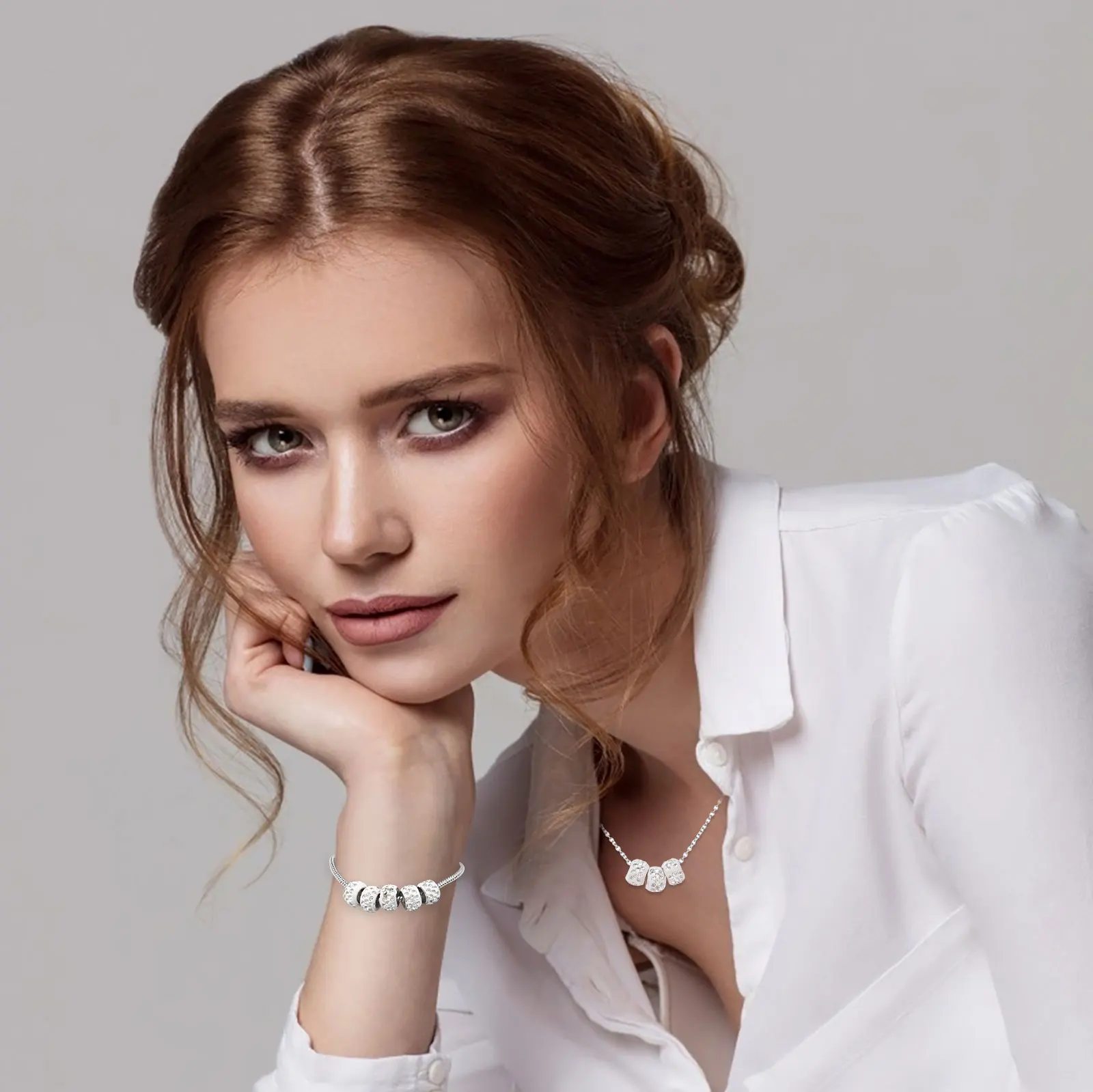 100 шт. женские бусины с большими отверстиями | Украшения и аксессуары