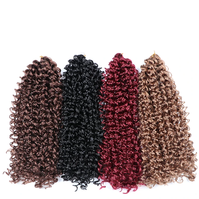 Кудрявые вьющиеся волосы для наращивания 18 дюймов длина одноцветные новые
