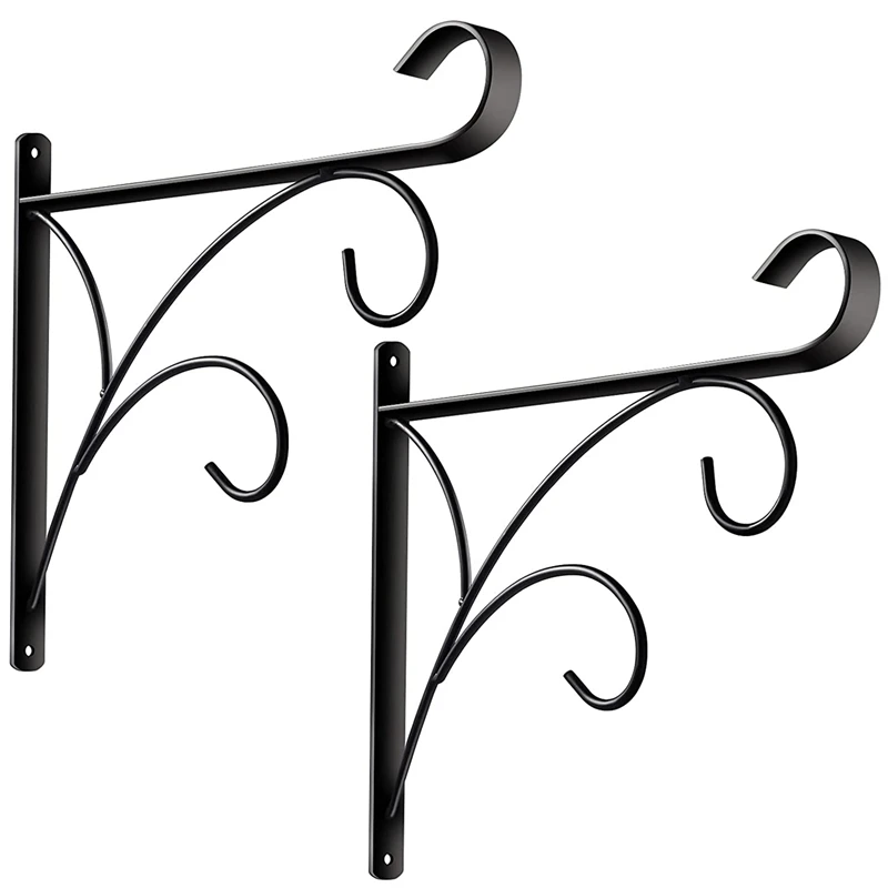 

Plant Hangers Outdoor 2 Pack - Plant Hanger Brackets Bird Feeder Hangers Plant Hangers for Hanging Baskets, Wind Chimes