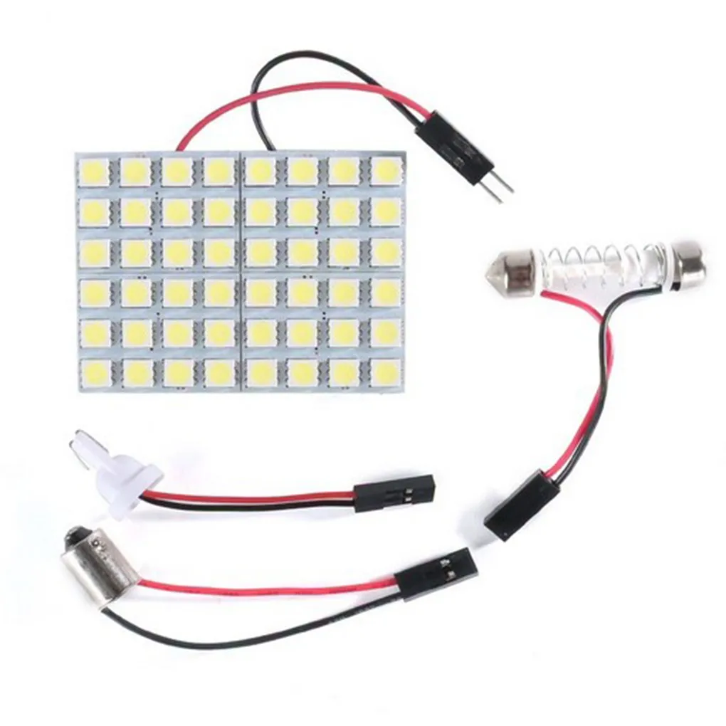 Ксеноновый белый 48-SMD 5050 светодиодный свет панели для автомобиля/купола/ножной