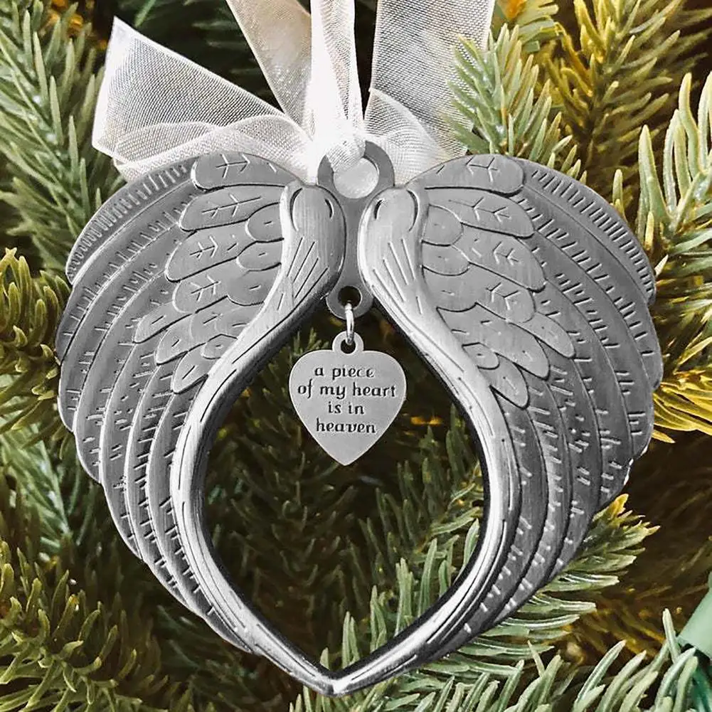 

Рождественское украшение в виде крыла ангела, стильный кулон для украшения, кусок моего сердца в небесах, рождественское памятное украшени...
