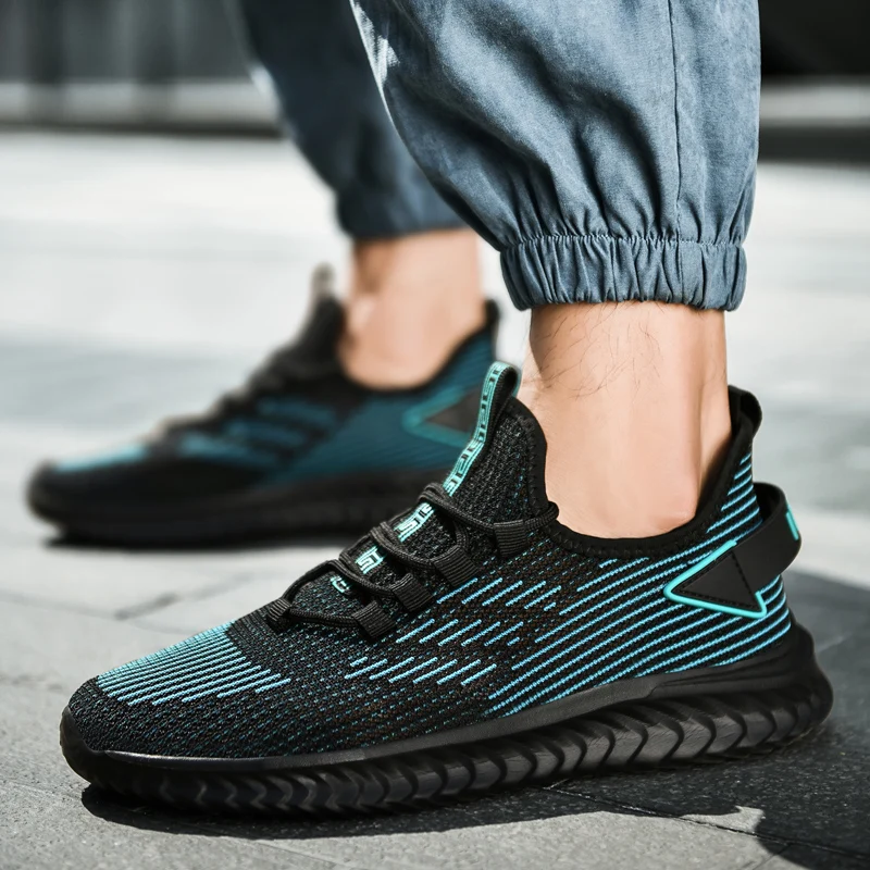 

Мужская Спортивная обувь airматрас, носки, кроссовки, дышащая мужская спортивная обувь, тканая Мужская обувь для бадминтона, тенниса, бисероп...