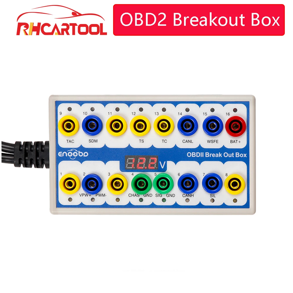 2020 профессиональный Авто OBD 2 Break Out/коробка OBD2 секционная коробка OBDII протокол