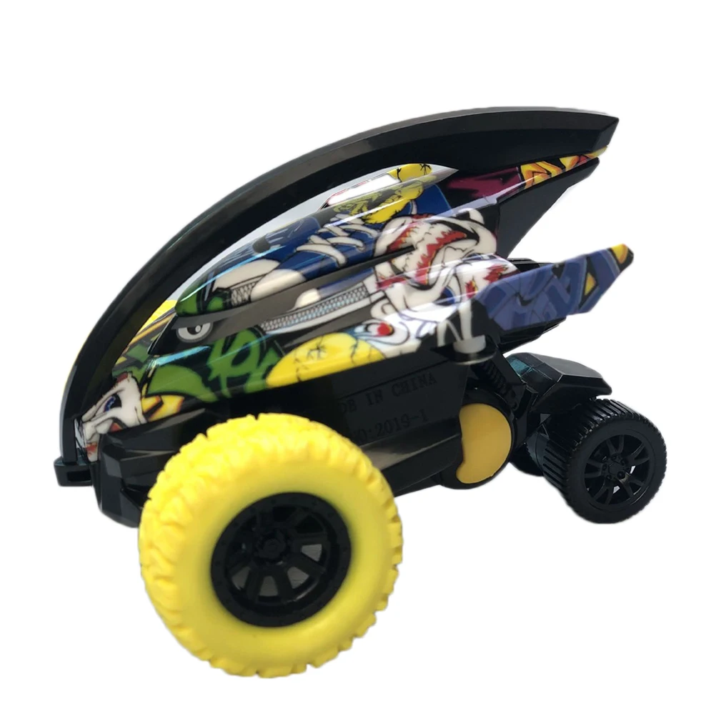 Детские игрушки с оттягивающимся задним ходом 360 ° трюк вращение монстры