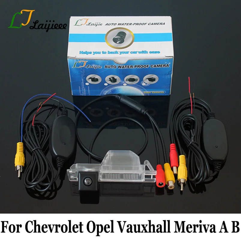 Беспроводная камера заднего вида для Chevrolet OPEL Vauxhall Meriva A B 2003 ~ 2019/RCA AUX Интерфейс CCD