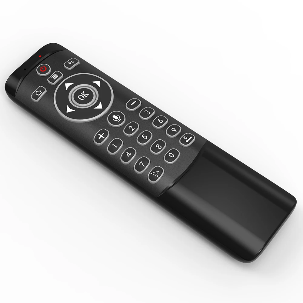 MT1 Backlit Gyro Wireless Fly Air Mouse 2.4G Smart Voice Remote Control for X96 mini H96 MAX X2 CUBE Android TV Box vs G10 | Электроника