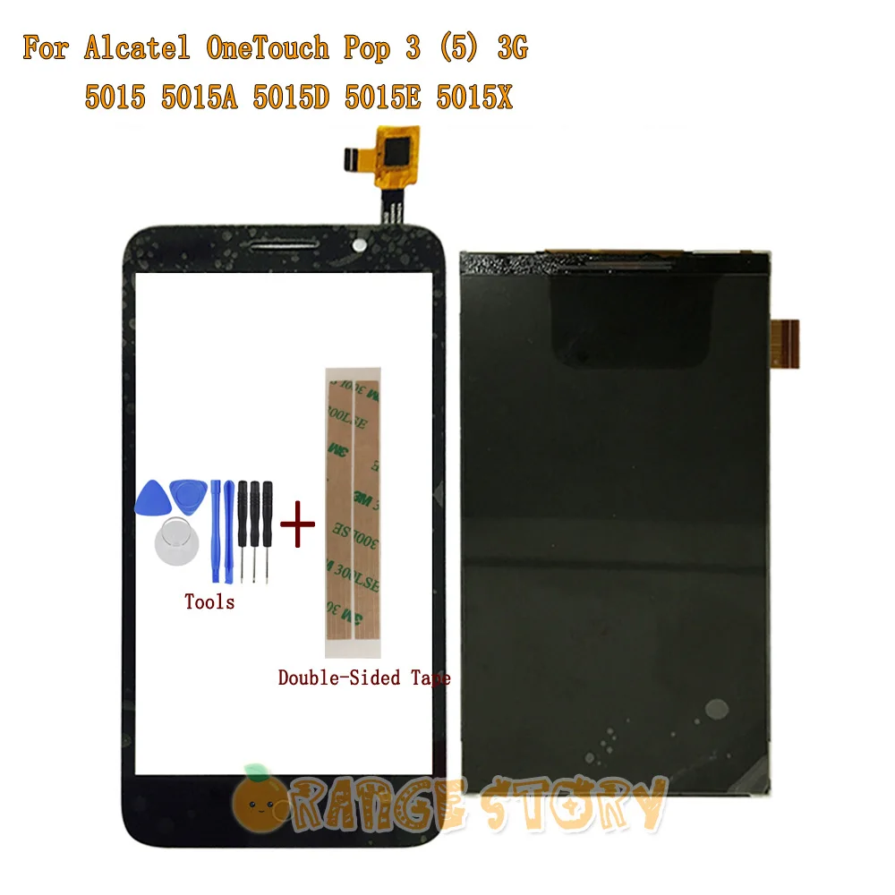 Новый Сменный монитор стекло для Alcatel One Touch Pop 3 (5) 5015 5015D 5015A ЖК дисплей сенсорный