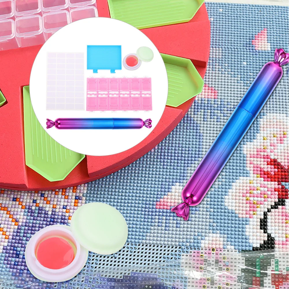 

5pcs Diamond Art Accessories And Tools Storage Box and Pen for Diamond Painting