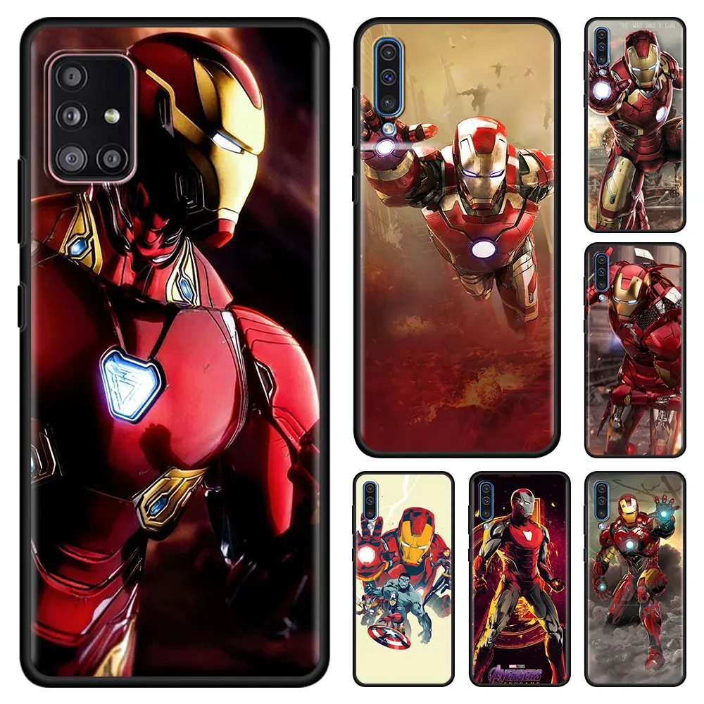 

Avengers Iron Man Phone Case for Samsung Galaxy A51 A52 A71 A72 5G A91 A41 A42 A32 A22 A21s A12 A11 A03s A02s Back Cover Coque