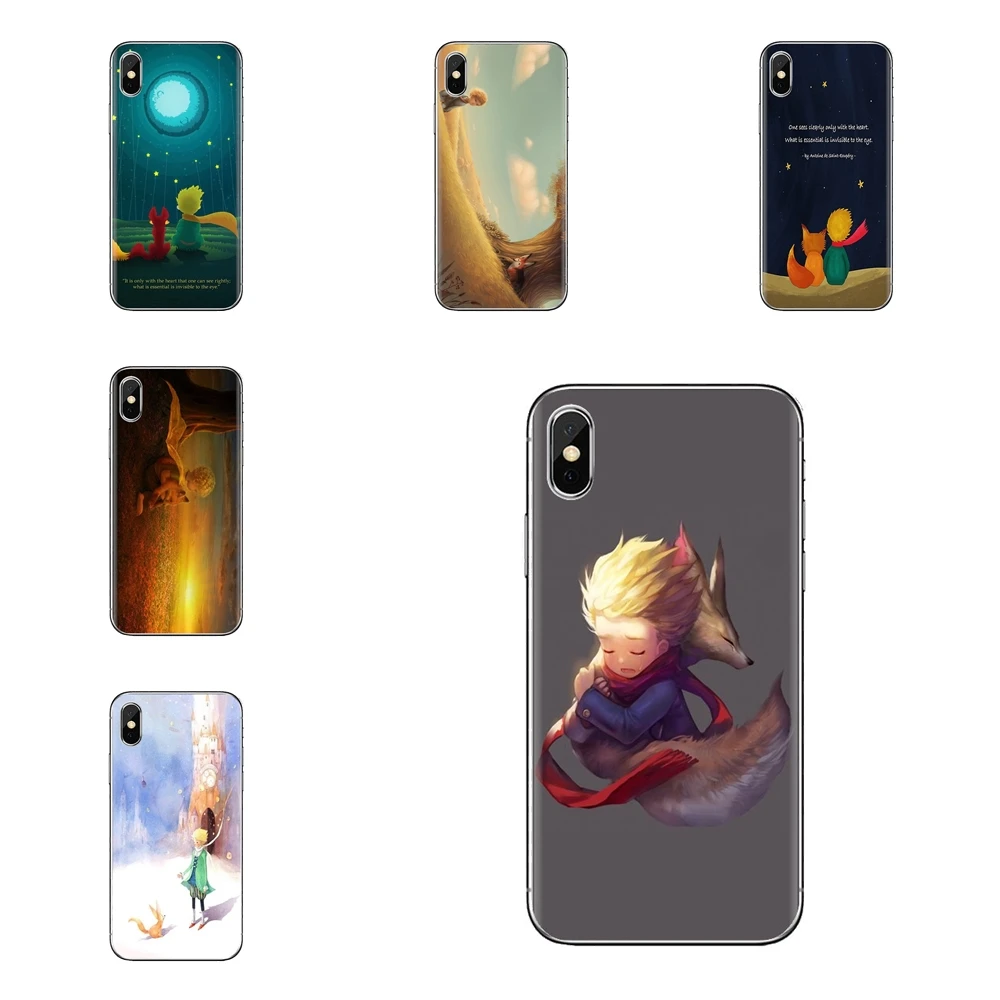 For Huawei G7 G8 P7 P8 P9 P10 P20 P30 Lite Mini Pro P Smart Plus 2017 2018 2019 the little prince fox illustration Phone Housing |