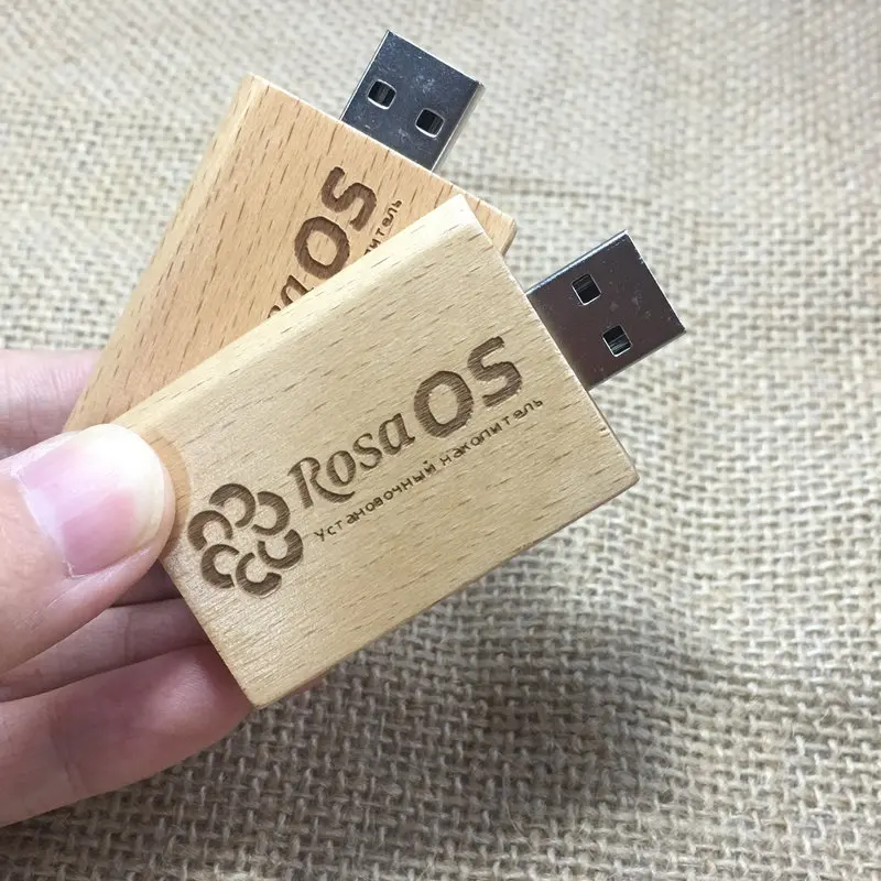 Пользовательский логотип деревянная память U Stick свадебный подарок Usb флешки 4 ГБ 8