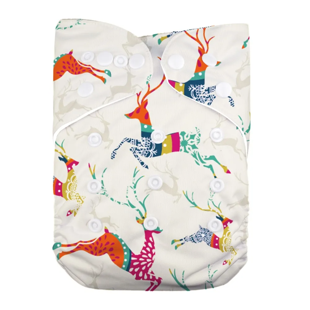 1 шт. многоразовая моющаяся одноразмерная накидка на подгузник детская карманная