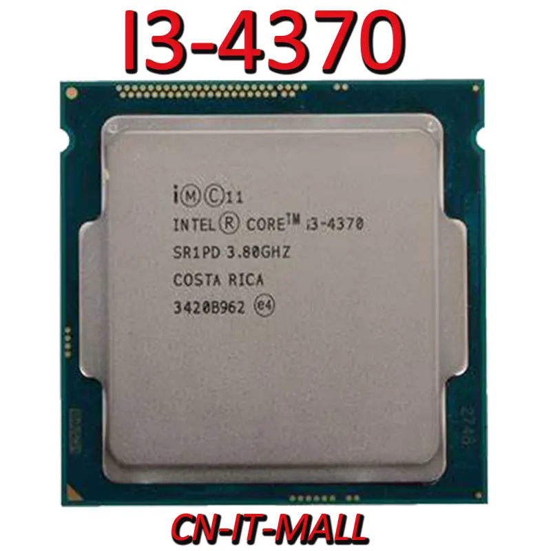 

Intel Core I3-4370 CPU 3.8G 4M 2 Core 4 Thread LGA1150 Processor