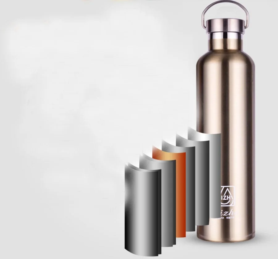304 Термальность изоляции нержавеющая сталь бутылка для воды Спортивная напитков