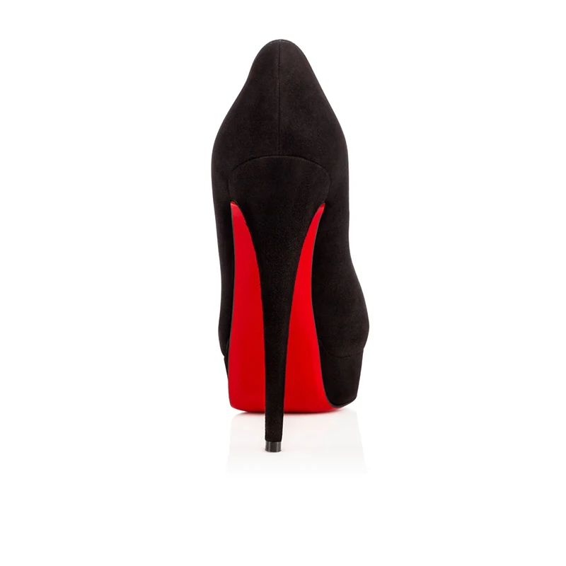 

Luxury Sandals Sexy Platform Clear Women Ladies Mules Leather High Heels 10 12 16cm Red Black Bottom Wedding Party Shoes 35-44